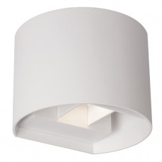 Φωτιστικό Επίτοιχο Απλίκα LED 10W 230V 1100lm CCT Αλουμινίου Λευκό IP65 17-05204-1